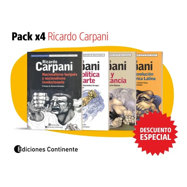 Pack 4 Libros De Ricardo Carpani Con 25% Dto.