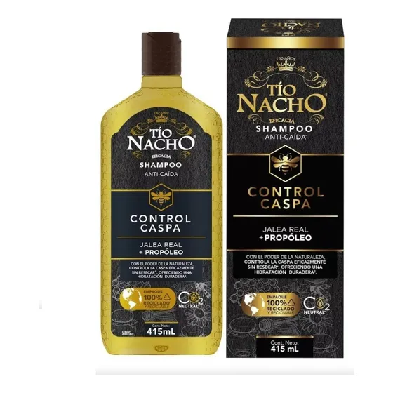 Tio Nacho Shampoo Anticaspa Jalea Real Y Propoleo