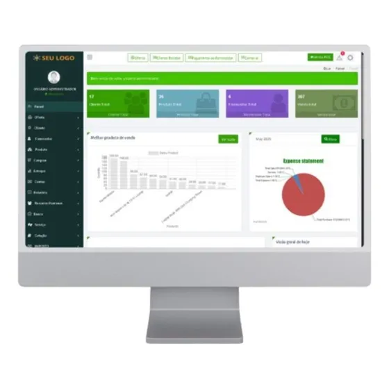 Sistema Erp   Para Produtos Lojas E  Gestão De Empresa