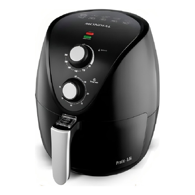 Fritadeira Ayr Frier Antiaderente Mondial Sem Óleo 3,5l Fritadeira Ayr Frier Antiaderente Mondial Sem Óleo 3,5l