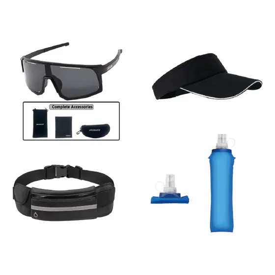 Gafas Deportivas Running+riñonera+visera+termo 500 Ml