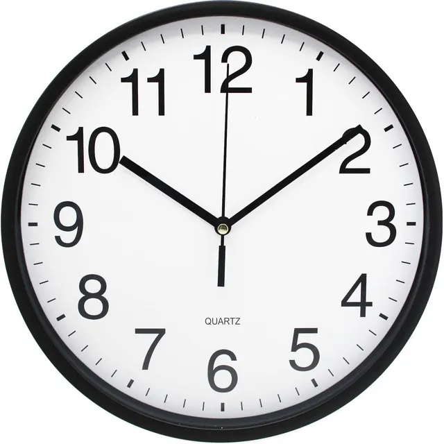 Reloj Pared 9  Silencioso Tictac Redondo Facil Leer Para