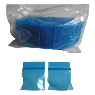 Millar De Bolsas Zipper 1x1 (2.5x2.5cm) Color Azul Millar De Bolsas Zipper 1x1 (2.5x2.5cm) Color Azul