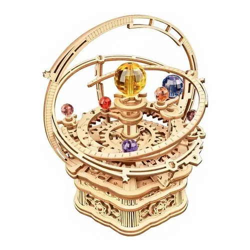 Planetario Sistema Solar Musical Puzzle 3d Madera Robotime
