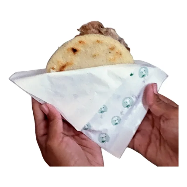 Envoltura Para Servir Arepas Rellenas Pack De 4.000