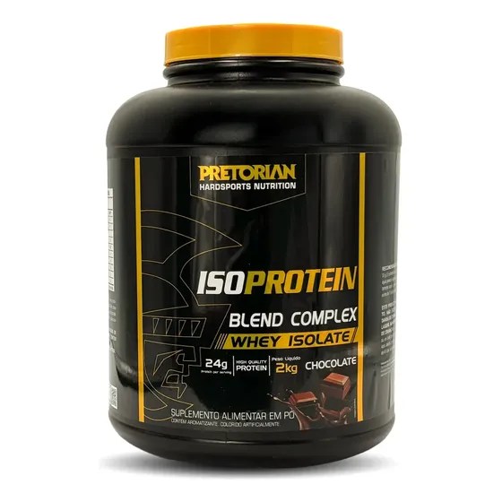 Whey Protein Isolado Iso Protein Blend Complex 2kg Pretorian Sabor Chocolate