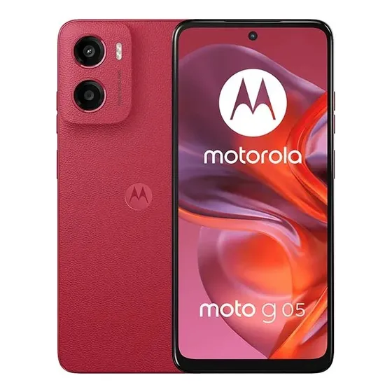 Celular Moto G05 128gb 4 Ram Rojo