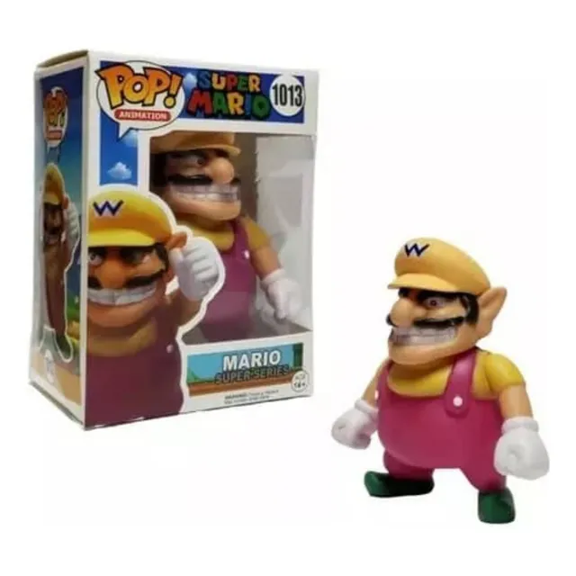 Muñeco Funko Pop, Warrio Súper Mario, Coleccionable.