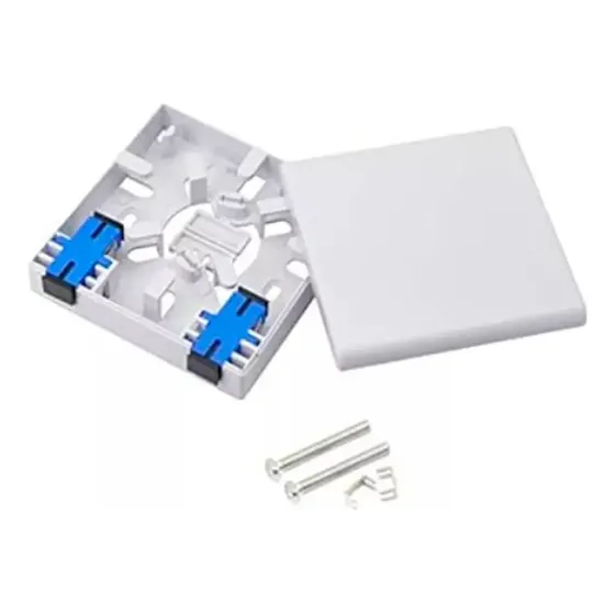 Roseta Fibra Óptica 2 Puertos + 2 Adaptador Sc-upc + Pigtail | Cuotas sin interés