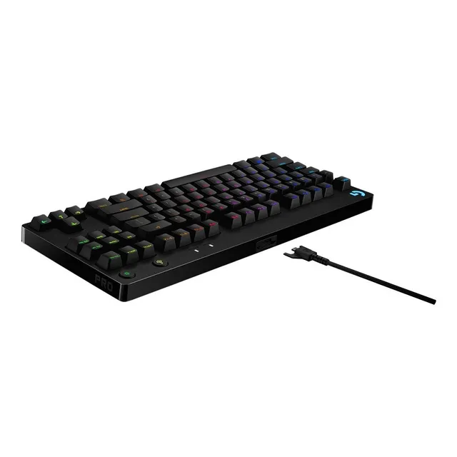 Teclado Logitech Gaming Go Blue Clicky Inglés Us Con Luz Rgb