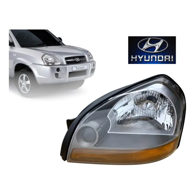 Faro Izquierdo Para Hyundai Tucson 2004