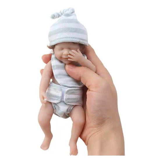 15cm Mini Muñeca De Renacimiento De Bebé 6 Pulgadas