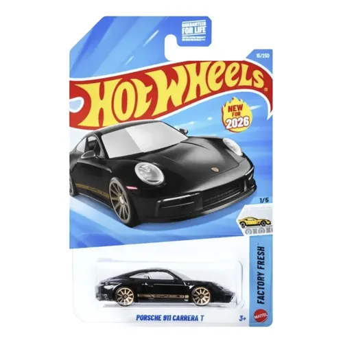 Hot Wheels Porsche 911 Carrera T Factory Fresh C4982