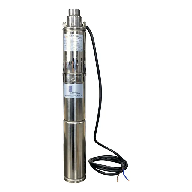 Bomba De Agua Sumergible Solar 0.4hp 300w 24v