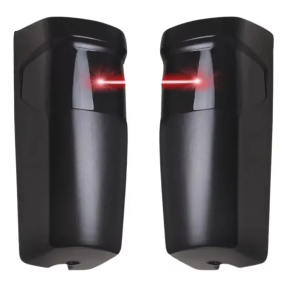 Sensor Barreira Sem Fio Transmissor Ipec F15 Rf Feixe Unico Cor Preto