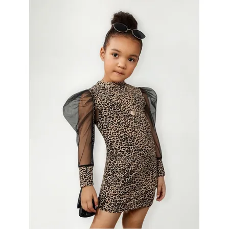 Vestido Niña Animal Print