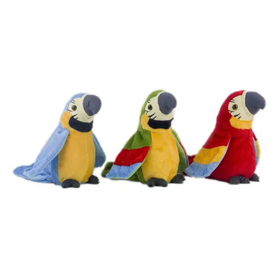 Loro Con Sonido Peluche
