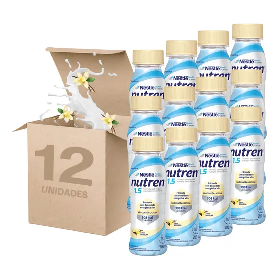 Nutren 1.5 Nestlé - Kit C/ 12 Frascos - (escolha O Sabor)