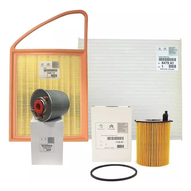 Kit 4 Filtros Originales Partner Berlingo 1.6 Hdi 8v
