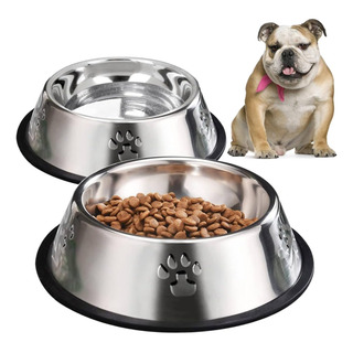 2 Pack Plato Mascota Comederos Para Agua Perros Agua Comida 2 Pack Plato Mascota Comederos Para Agua Perros Agua Comida