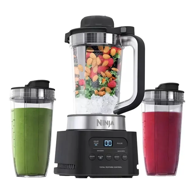 Licuadora Ninja Twisti Blender Duo 1 Jarra Y 2 Vasos Co150b Color Negro