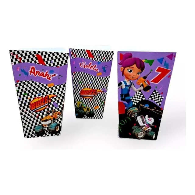 Cajitas Para Pop Personalizadas X 10 Unidades- K