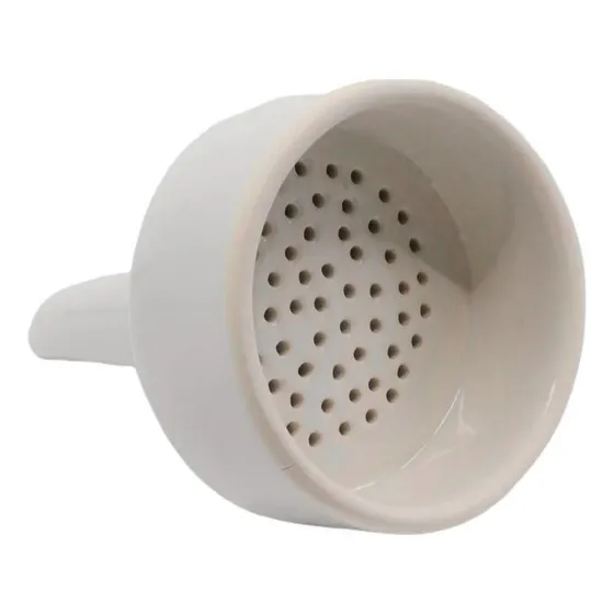 Embudo Buchner De 12,5 Cm - Porcelana