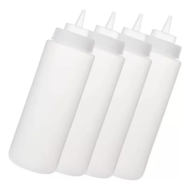 Pomos Salsero X 4 Und 900 Ml Aderezo Mostacero Mayonesa