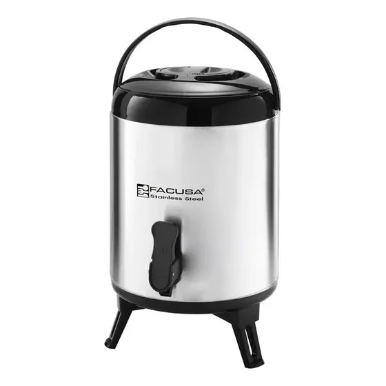 Termo Dispensador 9,5 Litros Facusa Color Acero | Cuotas sin interés