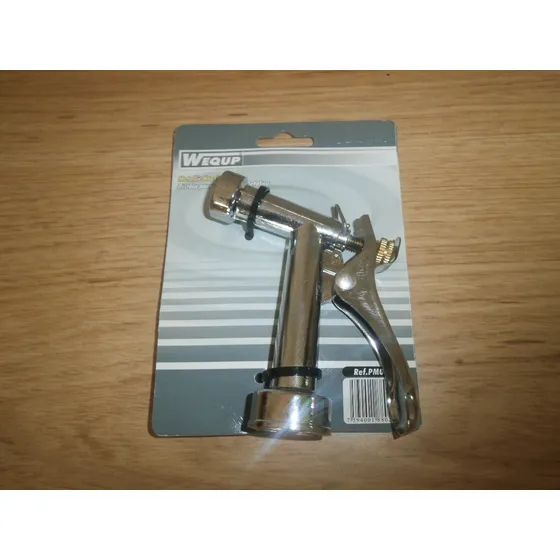 Pistola Pico Para Manguera Riego Jardin Rocio Metalica Nueva