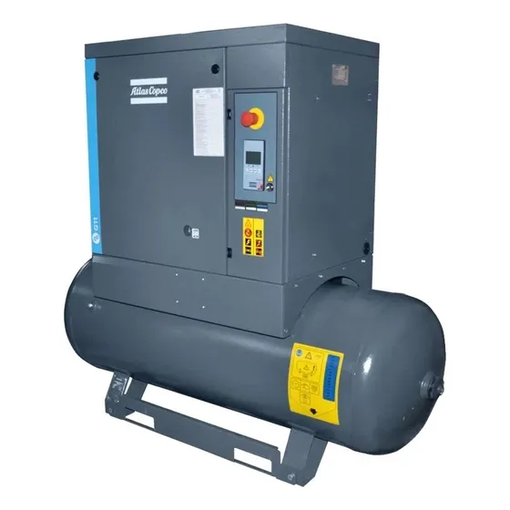 Compressor Ar Parafuso G11 125ap Tm265l 380v/60hz Atlas Copc