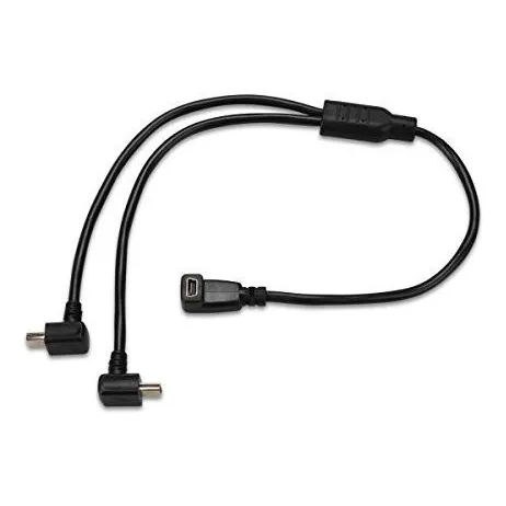 Split Adapter Cable Negro Adaptador Sencillo Hy