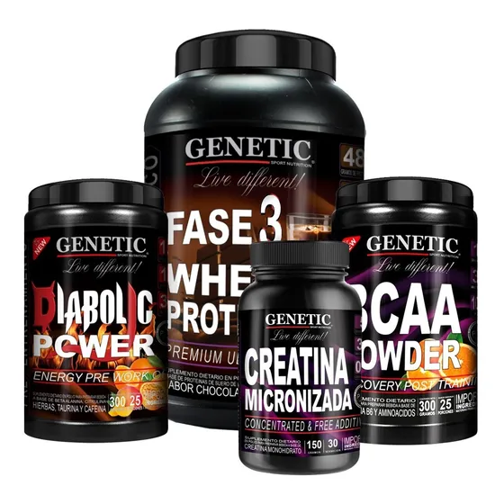 Proteina Fase 3 Diabolic Aminos Bcaa Powder Creatina Genetic