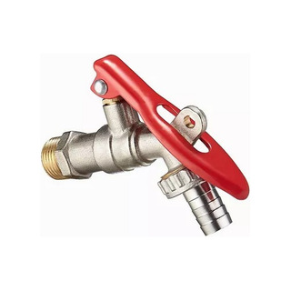 Llave De Agua Para Jardín Con Seguro De 1/2 Latón Llave De Agua Para Jardín Con Seguro De 1/2 Latón