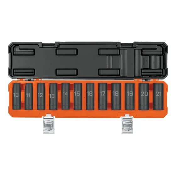 Juego 12 Dados De Impacto Largos Cuadro 1/2'', Mm 100946