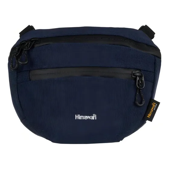 Himawari - Riñonera De Poliéster H1019b-3 - Azul Diseño De La Tela Liso