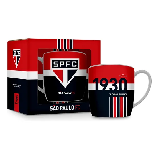 Caneca Brasfoot Sao Paulo Urban 300ml Cod. 16489