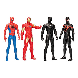 Kit Com 4 Bonecos - Homem Aranha - Miles Morales - Homem De Kit Com 4 Bonecos - Homem Aranha - Miles Morales - Homem De