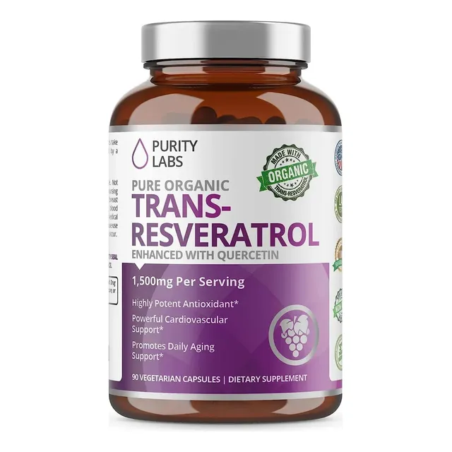 Pure Organic Trans-resveratrol - Suplementos Purity Labs