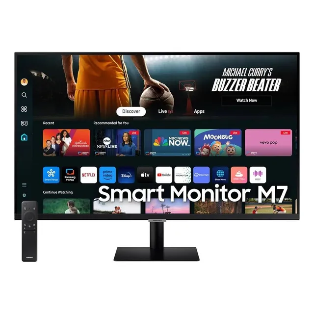 Monitor Samsung Smart M7 32 4k Sistema Tizen Hdmi Usb-c