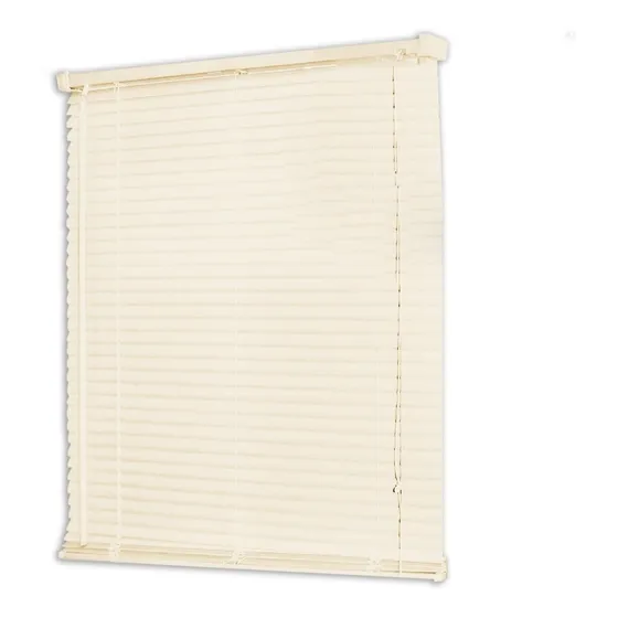 Persiana Solana Horizontal De Pvc 25 Mm 100x160 Color Crema