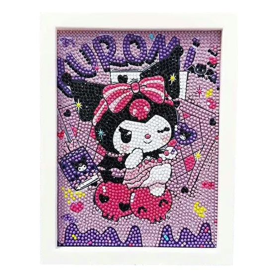 Diamond  Painting Kuromi Niña 22cmx17cm