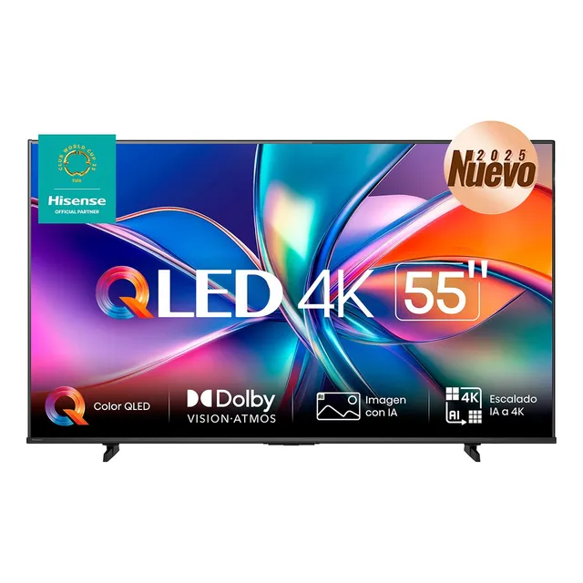 Pantalla 55 Vidaa, Hisense, 55qd6qv, Smart Tv Qled