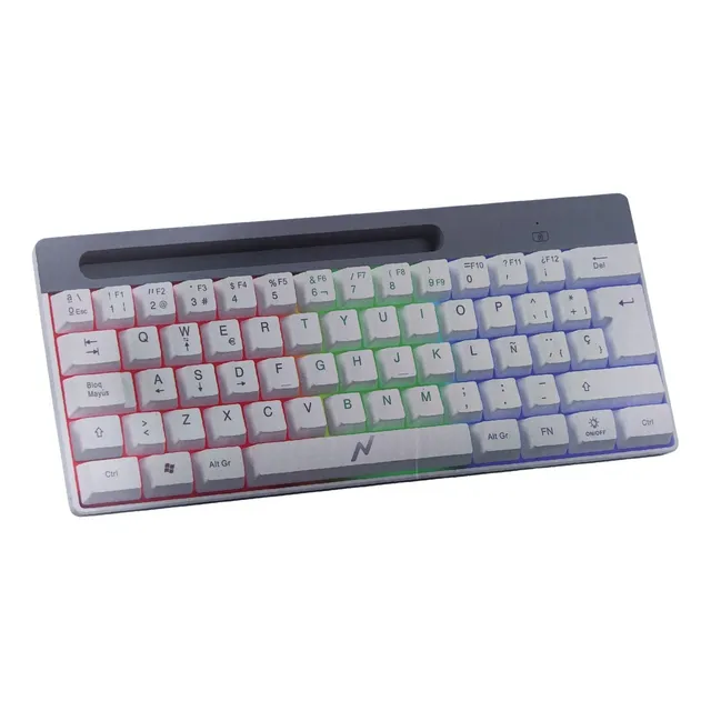 Teclado Gamer Rgb Noga Q60 Cable Usb Qwerty Soporte Celular