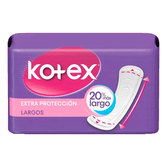 Protector Diario Kotex 20% Más Largos 2 X 16unds