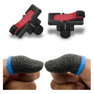 Combo Gaming De Gatillos Para Celular Con Funda Dedos Gamer Combo Gaming De Gatillos Para Celular Con Funda Dedos Gamer