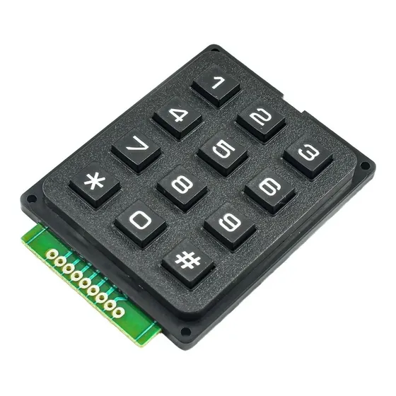 Teclado Numerico Matricial Pulsador Keypad 4x3 Arduino