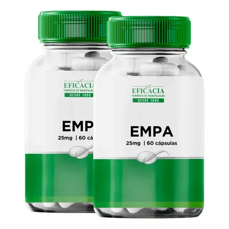 Empagliflozina 25mg 120 Cápsulas Farmácia Eficácia Sem Sabor