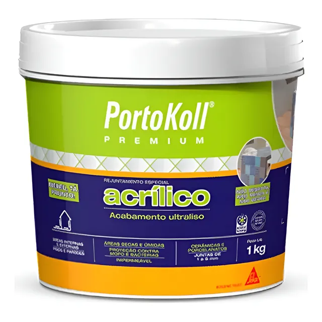 Rejunte Acrílico Portokoll Premium 1kg  - Cores