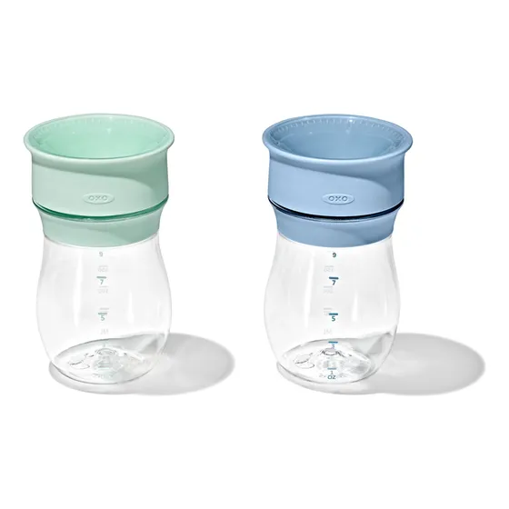 Vaso Oxo Tot Transitions 360 Opal/oscuro, 270 Ml, 6 M+2 Unid